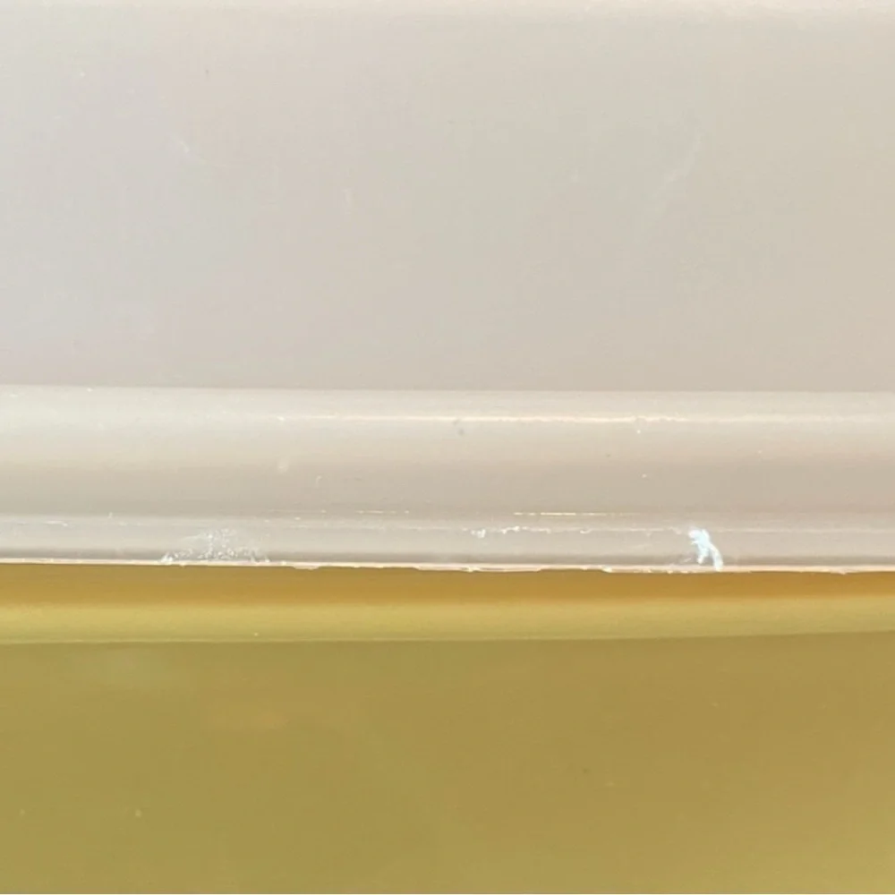 Vintage 1970s Tupperware Deviled Egg Carrier Container Yellow Lid Retro Kitchen